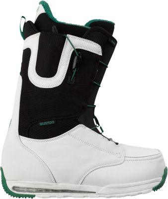 Men's 2013 Ruler Snowboard Boots White Black Green