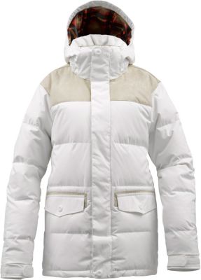Women's 2013 Foxx Down Snowboard Jacket Bright White