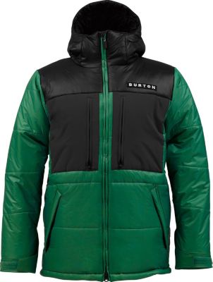 Men's 2013 Payday Puffy Snowboard Jacket Murphy Colorblock Green