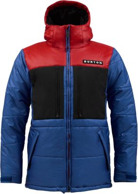 Men's 2013 Payday Puffy Snowboard Jacket Royals Colorblock Blue