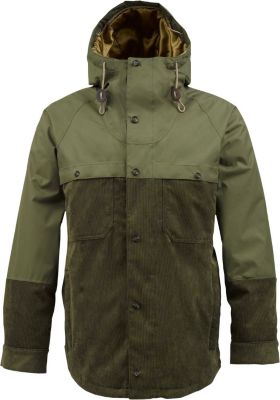Men's 2013 Squire Snowboard Jacket Keef Green