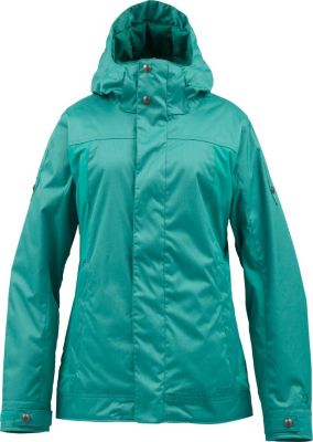 Women's 2013 TWC Fulltime Flirt Snowboard Jacket Dinero Green