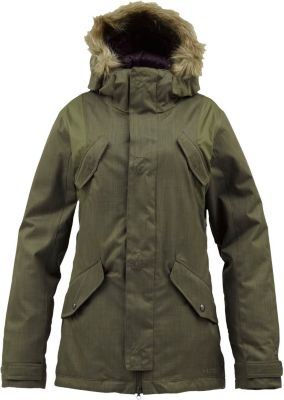 Women's 2013 TWC Memphis Snowboard Jacket Keef Green