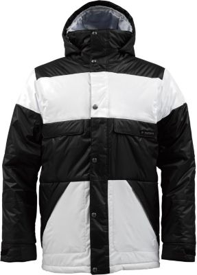 Men's 2013 TWC Warm And Friendly Snowboard Jacket True Black Graph