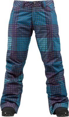 Women's 2013 Canary Snowboard Pants Heathers Cheeky Plaid