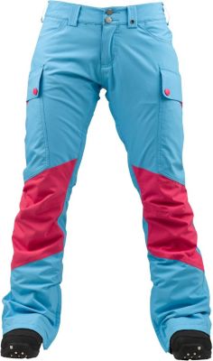 Women's 2013 Gloria Snowboard Pants Avatar Colorblock Blue
