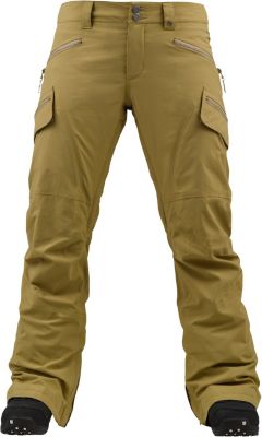 Women's 2013 Lucky Snowboard Pants Cork Tan Khaki