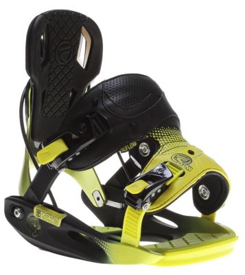 Men's 2013 M9 Snowboard Bindings Black Lime