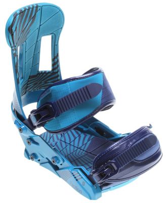 Men's 2013 Faction Snowboard Bindings Blue Up