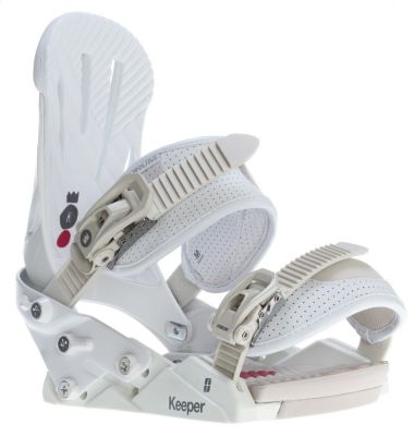 Women's 2013 Keeper Snowboard Bindings White Delight