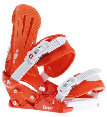Women's 2013 Keeper Snowboard Bindings Orange Smog