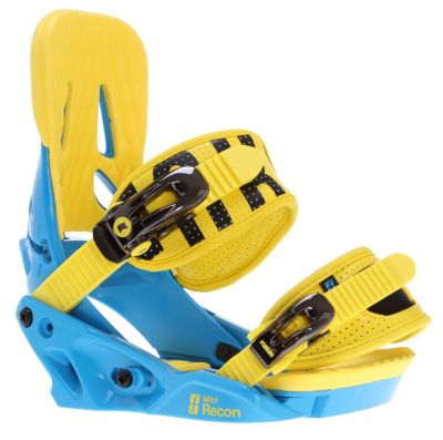 Kid's 2013 Mini Recon Snowboard Bindings Hydro Blue