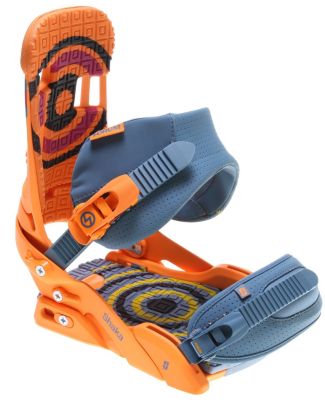 Men's 2013 Shaka Snowboard Bindings Manchester Sun Yellow Gray