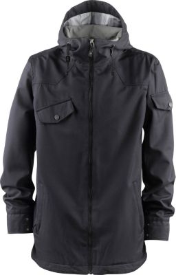 Men's 2013 Crew Snowboard Jacket Blacktop Black