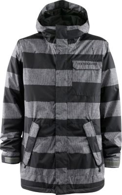 Men's 2013 Havoc Snowboard Jacket Blacktop Cobain Print Black