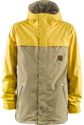 Men's 2013 Recoil Snowboard Jacket 24 Karat Desert Eagle Tan Yellow