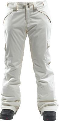 Women's 2013 Flaunt Snowboard Pants Papyrus White