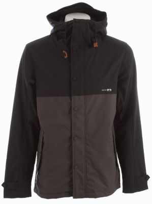 Men's 2013 Refuge Snowboard Jacket Black Flint