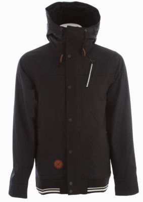 Men's 2013 Varsity Snowboard Jacket Black Black