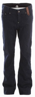 Men's 2013 Genuine Denim Skinny Snowboard Pants Blue Raw