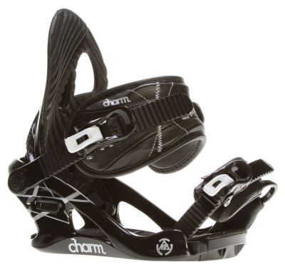 Women's 2013 Charm Snowboard Bindings Black