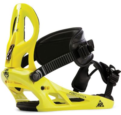 Men's 2013 Sonic Snowboard Bindings Yellow