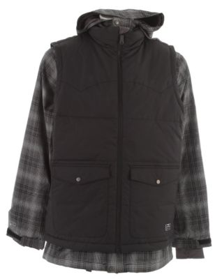 Men's 2013 Bellevue-Se Snowboard Jacket Black Black Midnight Fog