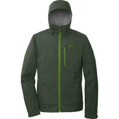 Men's 2013 Transfer Hoody Softshell Jacket Evergreen Green