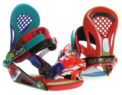 Men's 2013 EX Snowboard Bindings Franken Red Blue Green