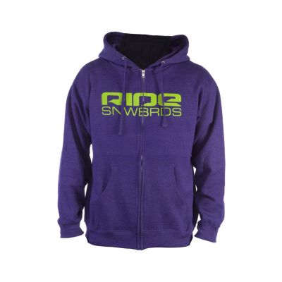 Men's 2013 Corp Logo Full Zip Hoodie Purple Heather