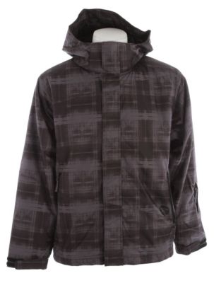 Men's 2013 Intruder PR Ski Jacket Trashed Checks Black