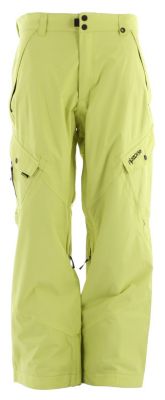 Men's 2013 Strobe Snowboard Pants Sulphur Green