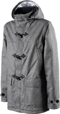 Men's 2013 Crank Snowboard Jacket Acid Wash Stoned Gray