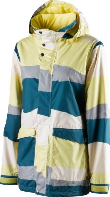 Women's 2013 Joy Snowboard Jacket Mellow Yellow Birthday Cake