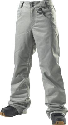 Men's 2013 Gutter Snowboard Pants Waxed Denim Gray