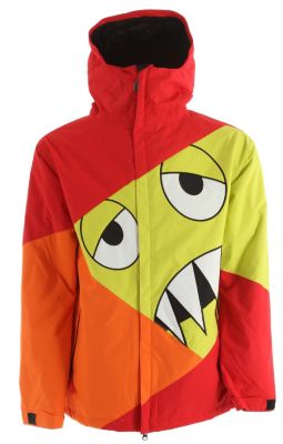 Men's 2013 Snaggleface Snowboard Jacket Red