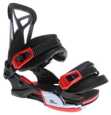 Men's 2013 SL Snowboard Bindings Black White