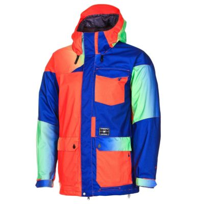 Men's 2013 Tarik Insulated Snowboard Jacket Fade Blue