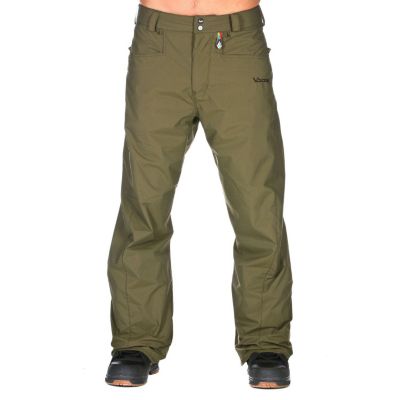 Men's 2013 Carbon Snowboard Pants Military Green