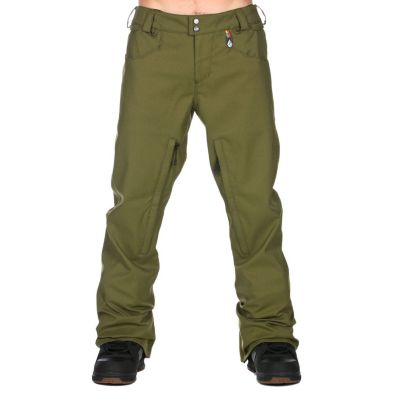 Men's 2013 Reactor Tight Snowboard Pants Military Green