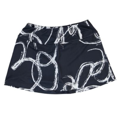 Women's All England Oh and Oh Skort - Black Patterned