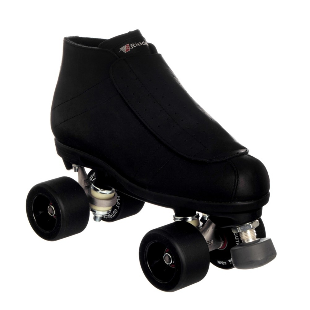 Riedell 795 Rogue Womens Derby Roller Skates, Black, medium