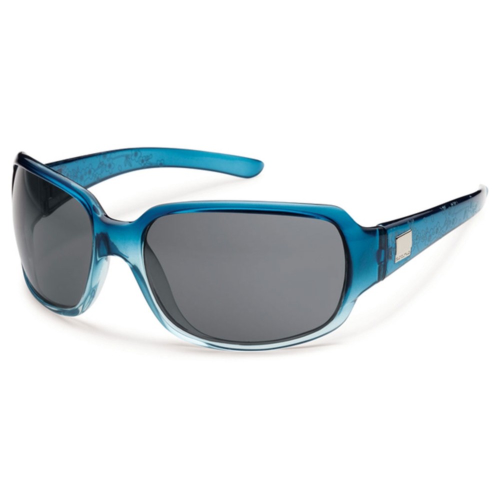 SunCloud Cookie Polarized Sunglasses, Sea Blue Laser, medium