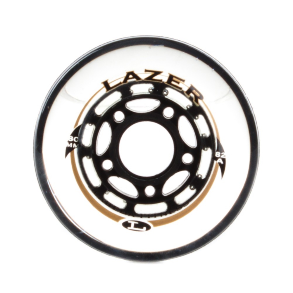 Labeda Lazer Inline Skate Wheels - 8 Pack, 82A, medium