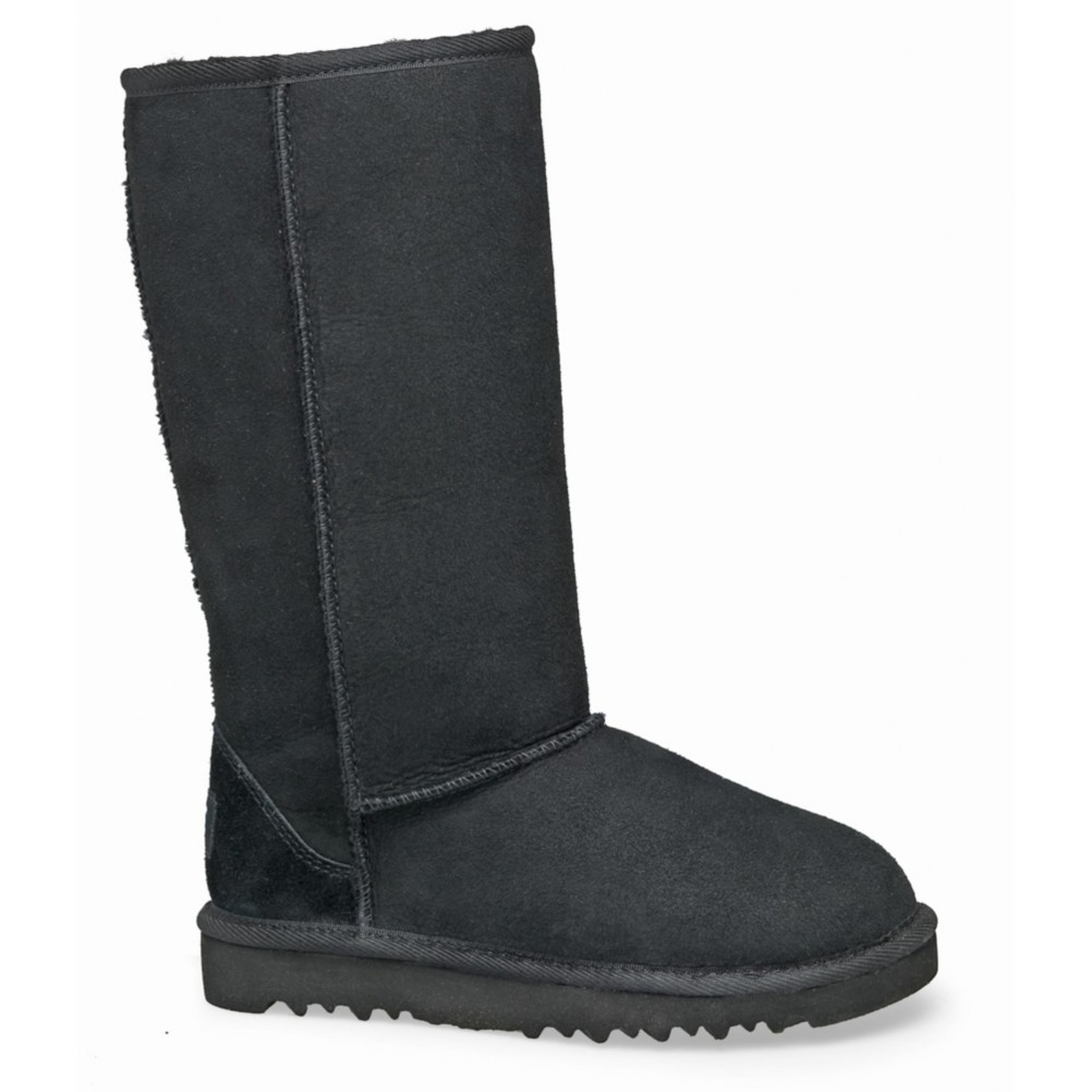 UGG Australia Classic Tall Girls Boots, Black, medium