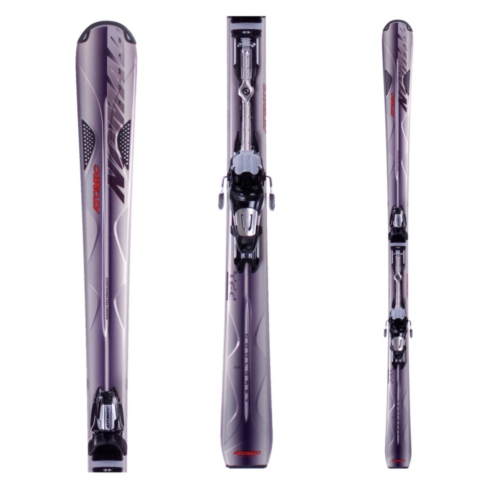 Atomic Coolgrey Skis with 4 Tix 310