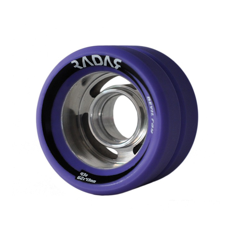 Radar Devil Ray Roller Skate Wheels - 4 Pack, Lavander, swatch