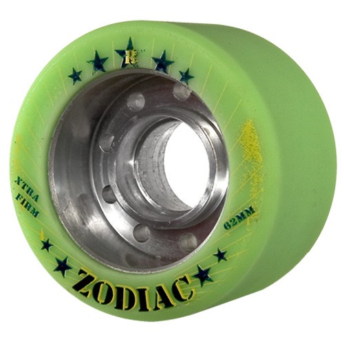 Radar Zodiac Roller Skate Wheels - 4 Pack, Green, medium