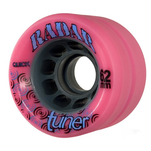Radar Tuner Roller Skate Wheels - 4 Pack, Pink, swatch