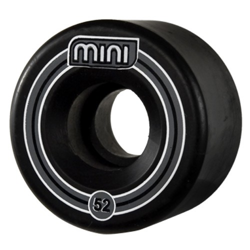 Radar Mini Roller Skate Wheels - 4 Pack, Black, medium